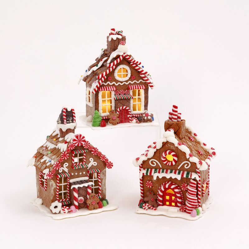 The Holiday Aisle 3 Piece Gingerbread Set Wayfair